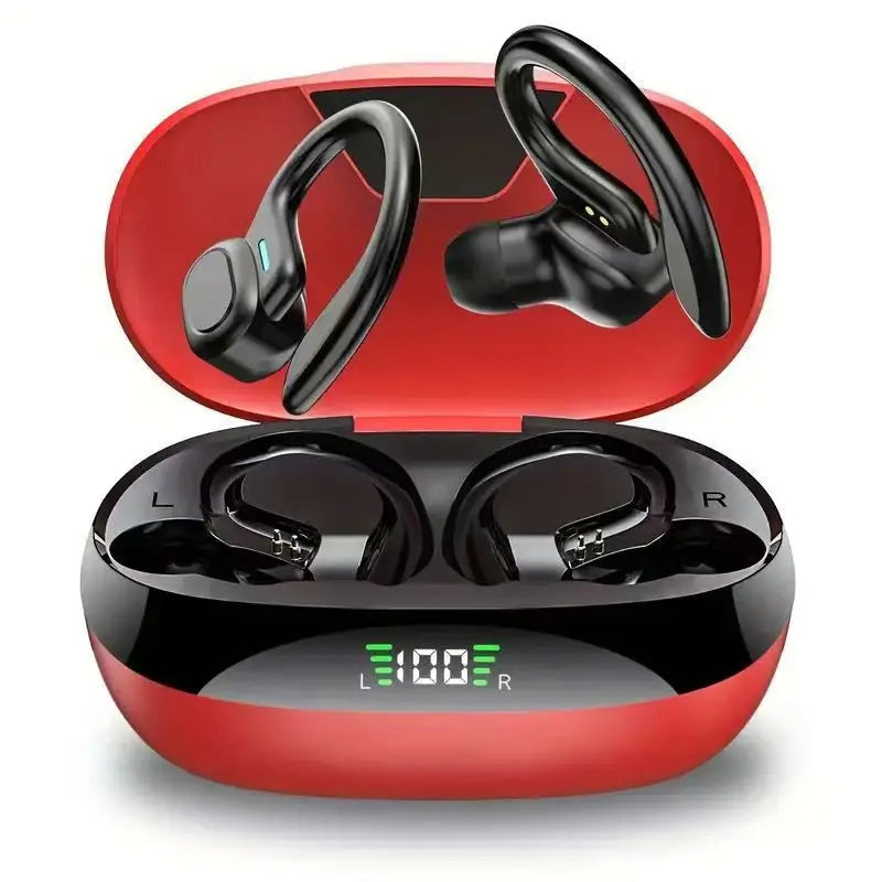 Wireless Bluetooth Headphones Bone Conduction Noise Reduction HiFI Stereo Effects Waterproofing Headset with Mic for Run Walk