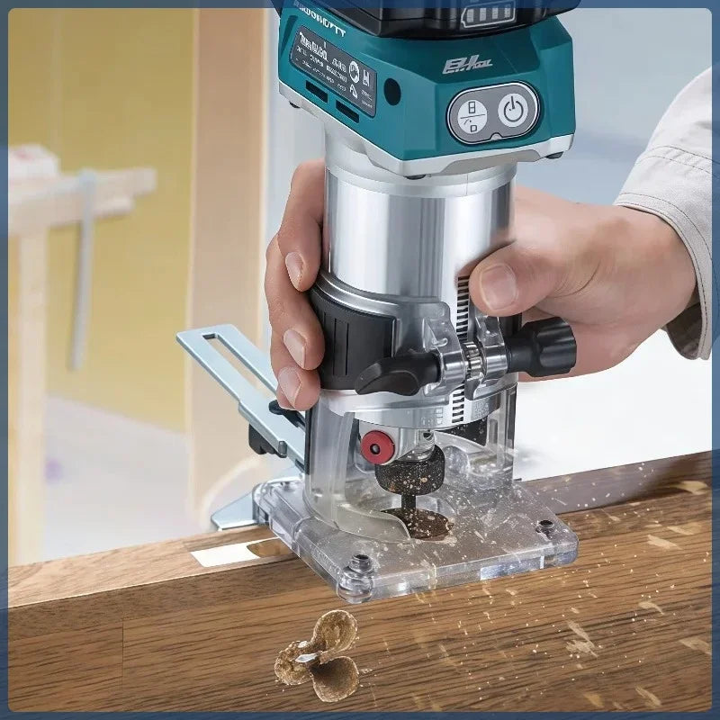 DRT50 Makita Cordless Trimmer Rechargeable Trimming Machine Brushless Slotting Tool Milling Woodwork Engraving Machine