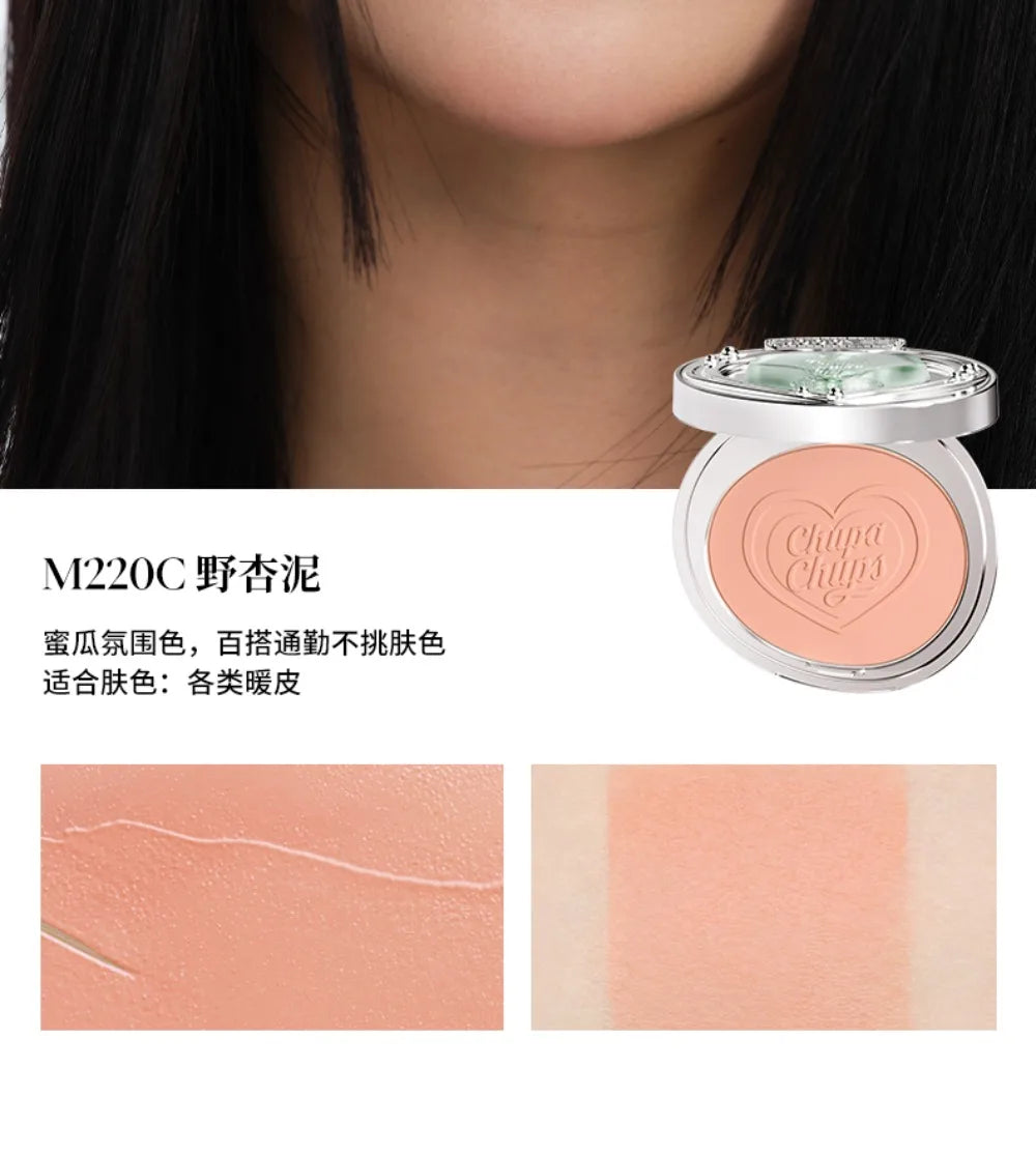 Joocyee Gem Sandwich Powder Blusher Makeup Korean Palette De Blush Cruelty-Free Blush Contour Face With Matte Finish