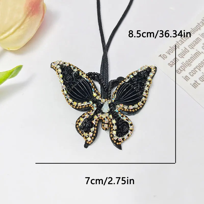 3D Handmade Rhinestone Beads Bag Charm, Crystal Lanyard Patches Keychains, Hanging Rope Patches, Backpack Pendants Decor