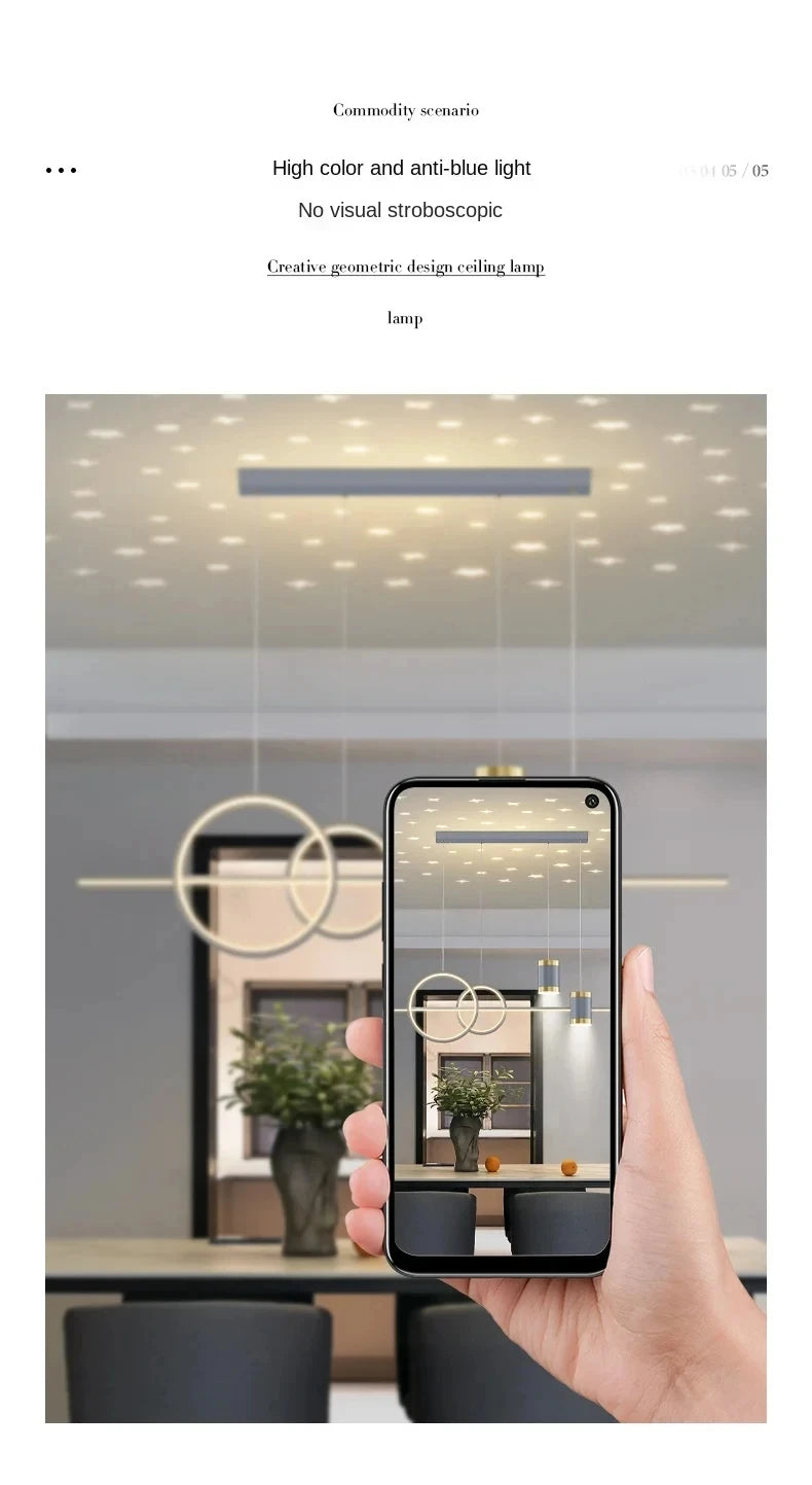 Modern Restaurant Pendant Lights LED Dining Tables Kitchens Ceiling Lights Modern Minimalist Hotels Bars Cafes Home Decor