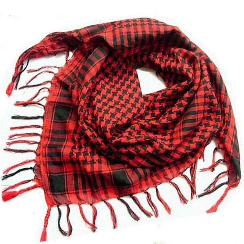 Summer Women Tactical Arab Scarf Men Fashion Lightweight Hijab Scarf Spring Army Plaid Head Scarf Keep Warm New Hot Sale