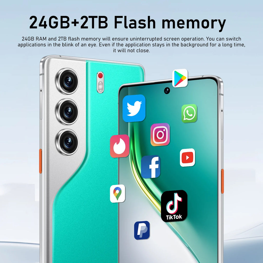 2026 Global Version Camon 40 Pro 4G 5G Dual Card Dual Standby System Original Intelligent 7.3inch 8000mAh Battery