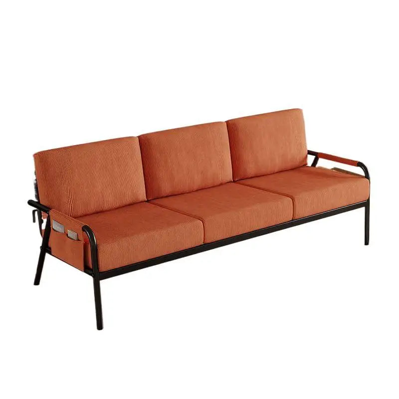 LH fabric sofa living room small apartment double sofa simple bedroom home