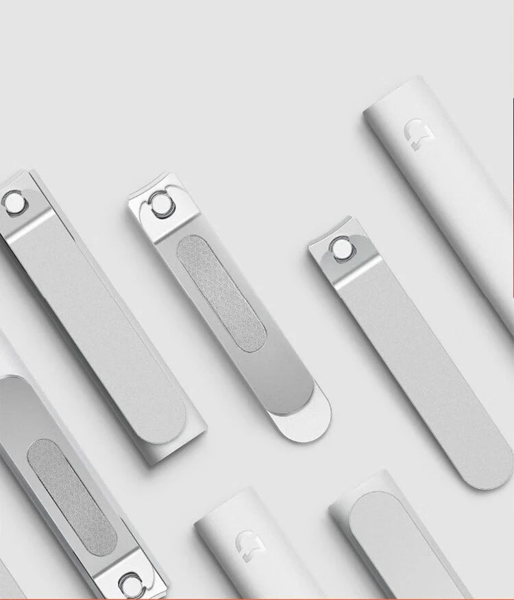 Mijia Anti-Splash Nail Clipper 420 Stainless Steel Sharp Durable Portable Pedicure Trimmer Nails File with Storage Shell