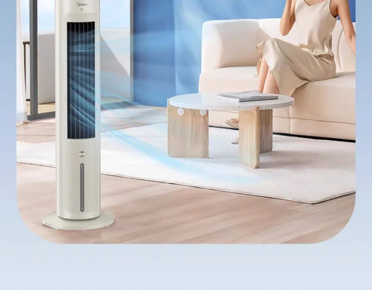 220V Midea Cooling Fan Portable Air Conditioner New Water Cooling System for Home Bedroom Office LYH