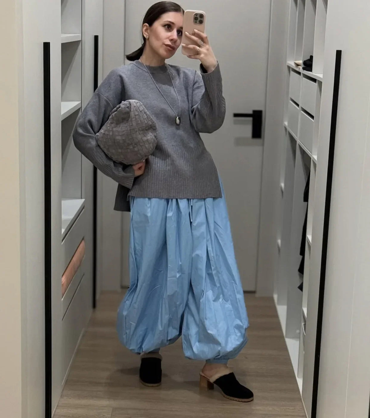 Tuularose Loose Solid Leg-Length Pants For Women Pleated High Waist 2025 Summer Female Fashion Office Lady Casual Bloomer Pants