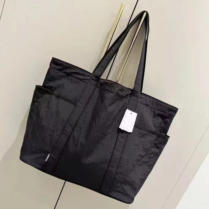 Lemon Casual Yoga Sports Single Shoulder Bag multi-pocket waterproof canvas bags 20L large capacity yoga tote bag handbag