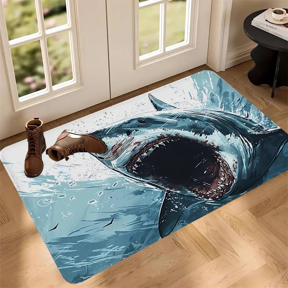 J-JAWS Movie Kitchen Mat Cheaper Anti-slip Modern Living Room Balcony Printed Modern Home Decor