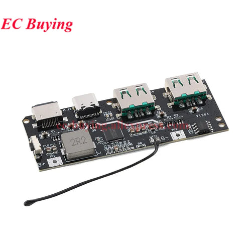 10Pcs/1pc 22.5W Power Bank 5-Port Bidirectional Fast Charging Module Circuit Board DIY Motherboard Kit QC4+PD3.0 Quick Charger