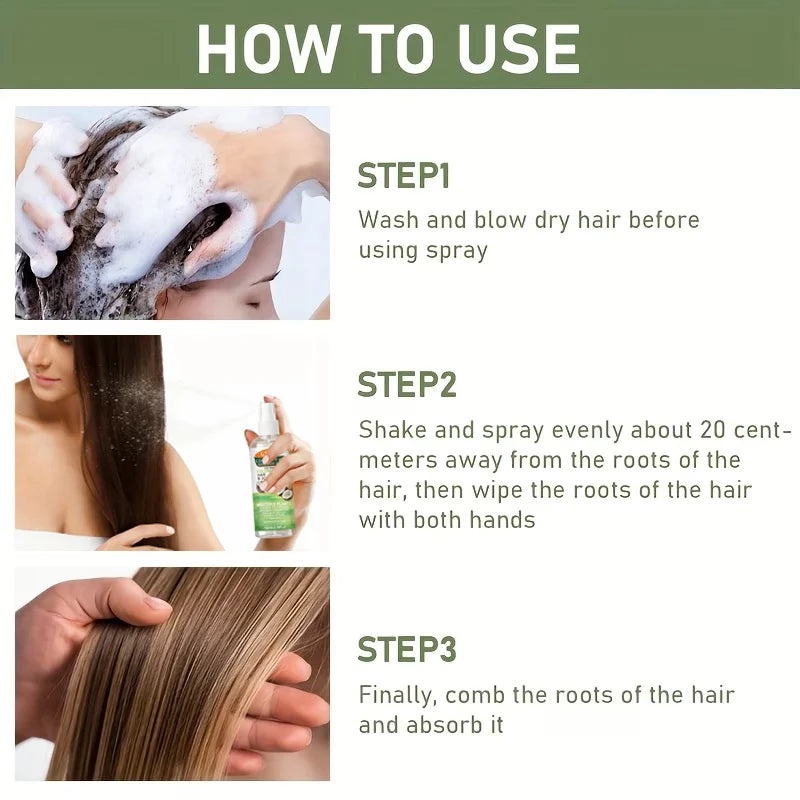 GSWP Coconut Oil Hair Care Spray, Ten-in-One, Deeply Moisturizes And Smooths Hair Texture, with Heat Protection.100/200ml
