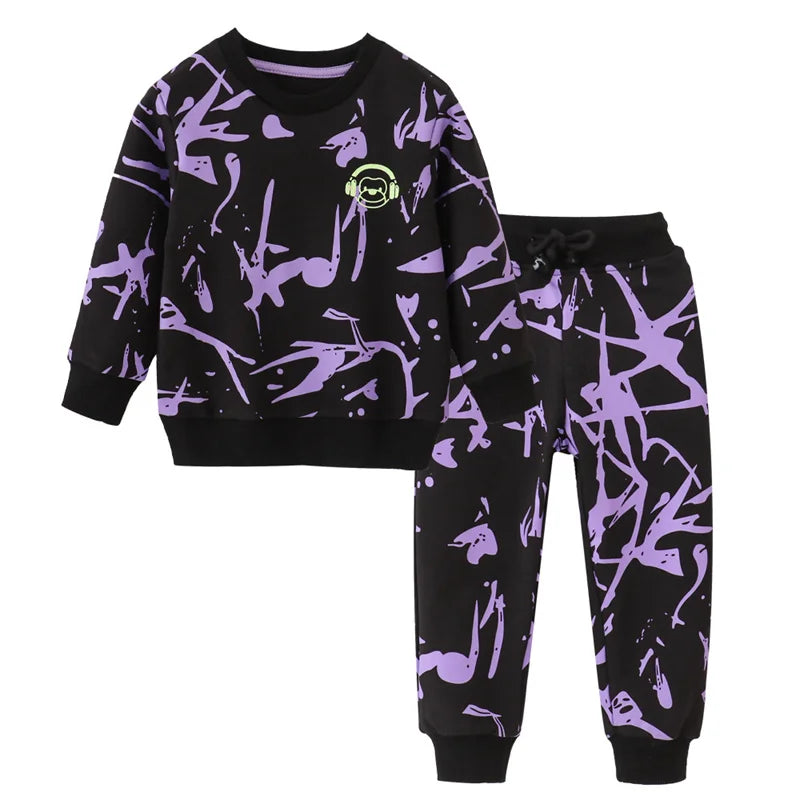 Cars Suits 2-7T New Arrival Autumn Winter Long Sleeve 2 PCS Boys Clothing Sets Cotton  Children's Outfits Hot Selling