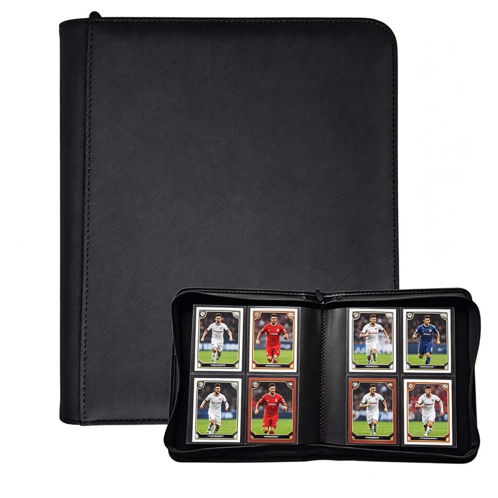 Homefish 4‑Pocket Toploader Binder Album, Holds 160 Cards, Card Binder For Trading Sports Cards, Fit 3 x 4 Inch Toploaders