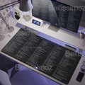 Linux Commands Line Large Mouse Pad XXL Expansion Pad Shortcuts for Red Hat Ubuntu OpenSUSE Arch Debian Unix Programmer Desk Mat