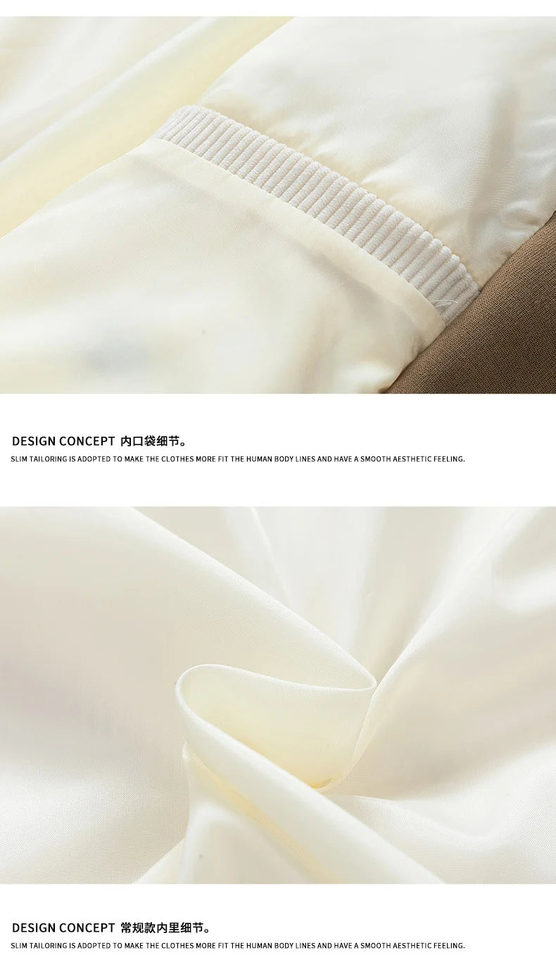 2025 New Corduroy Jacket Men's Harajuku Japanese Windproof Warm Fake Two-piece Hooded Coat Womens Casual Loose Pocket Jacket 4XL