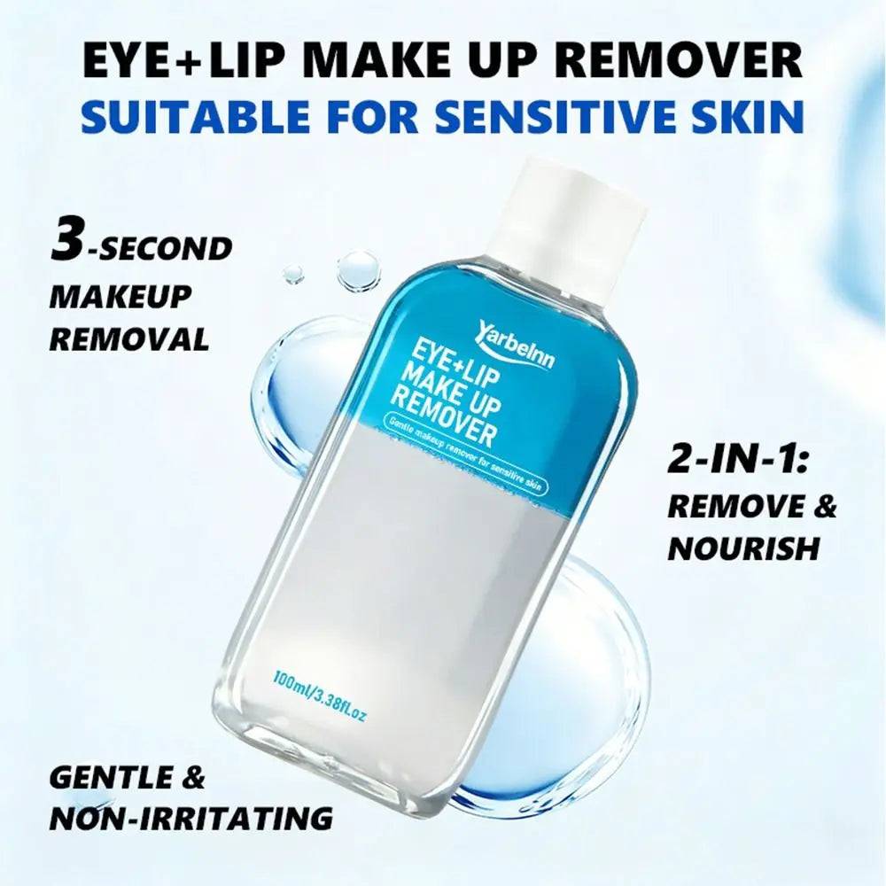 Non-Irritating Eye and Lip Makeup Remover Deeply Cleanses Soothing Skin Makeup Removal Oil Quickly Gently Cleansing Oil
