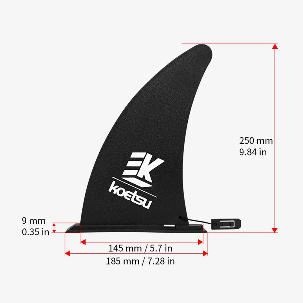 Slide-in Surfboard Fin Detachable Surf Plate Stand Up Paddle Board Stabilizer Racing Fins Water Sports Surfing Board Accessory