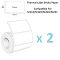 White Thermal Label Paper, Printing, Multi-Purpose Thermal Label Paper, Suitable for Folder Organization, 230 Sheets Per Rolls
