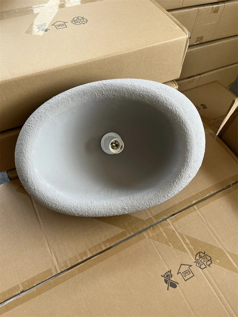Japanese Resin Ceiling Lamp With E27 Light Bulb Led DownLight for Bedroom Living Dining Room