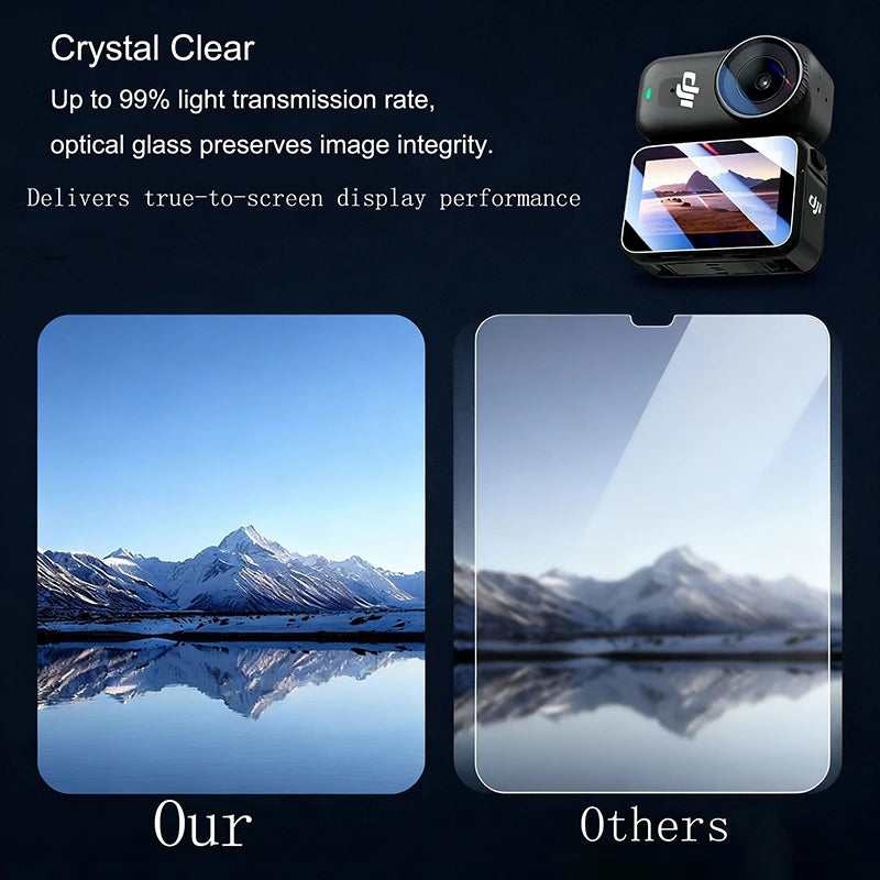 Tempered Glass Screen Protector for DJI OSMO Nano + HD Lens Soft Film Screen Glass Film for DJI Osmo Nano Accessories