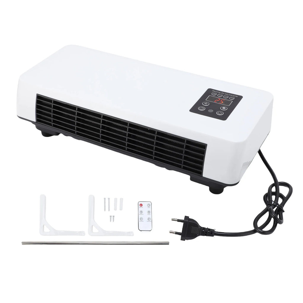 Wall Mounted Air Conditioner Low Noise Wall Hanging Heater Cooler Space Saving Efficient Multifunctional for Home Bedroom