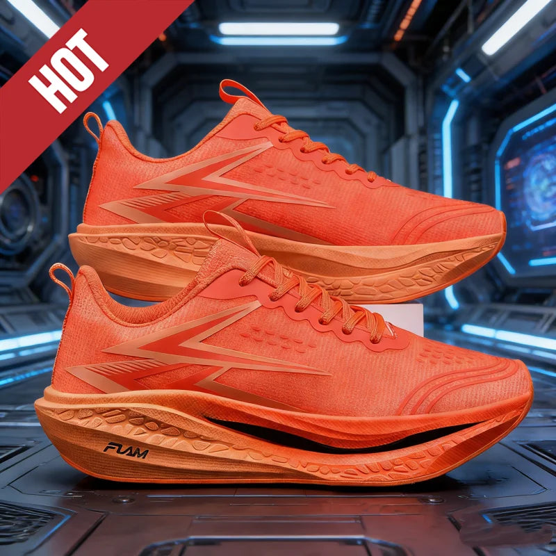 NEW Running Shoes Carbon Board Speciality Marathon Men Sports Breathable Lightweight Women Comfortable Athletic Nonskid Sneakers