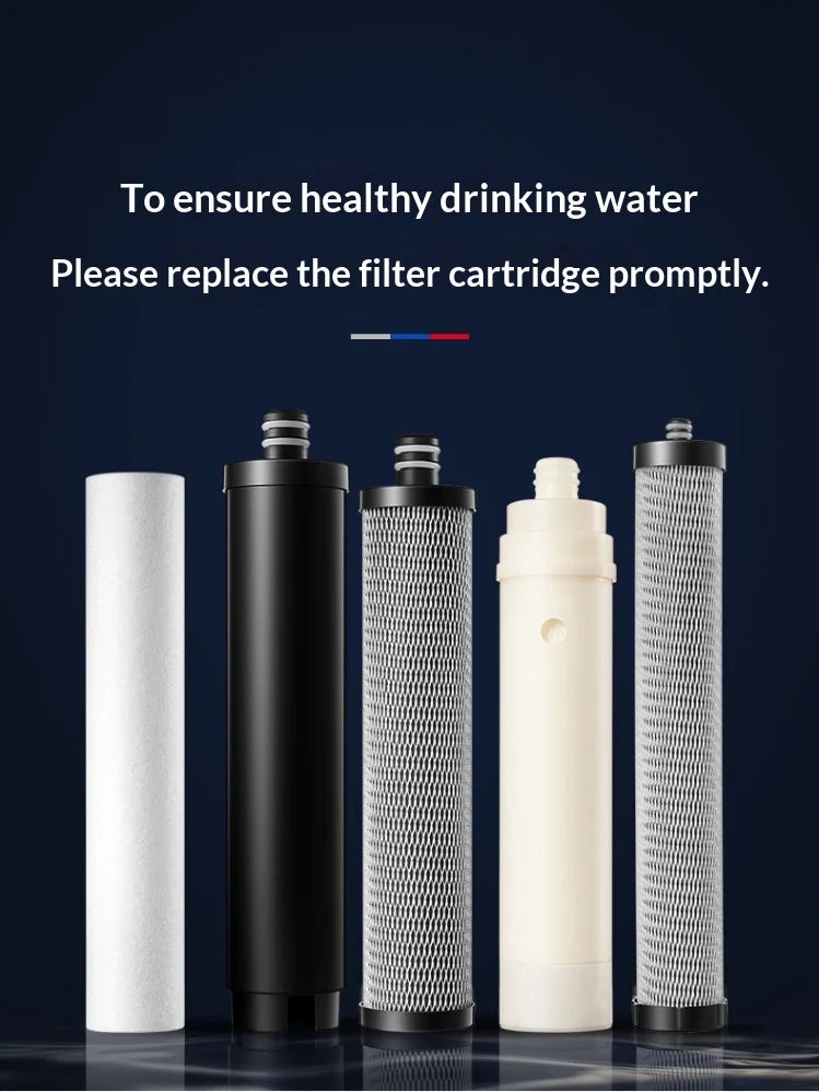 Water Filter Cartridge for  4+1 Stainless Steel Purifier,Kitchen Tap Direct Drink Water Pre-Filter Cartridge Set