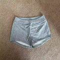 Drawstring Casual Sports Shorts For Women High Waist Solid Summer Short Pant Female Yoga Running Outfit Clothes Korean Hot Pants