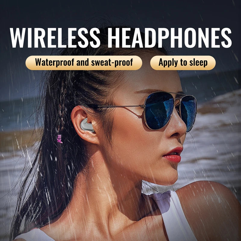 Lenovo Invisible Sleep Headset With Mic Wireless Bluetooth Earphone Ipx5 Waterproof Ultra-Compact HiFi Stereo Sports Earbuds
