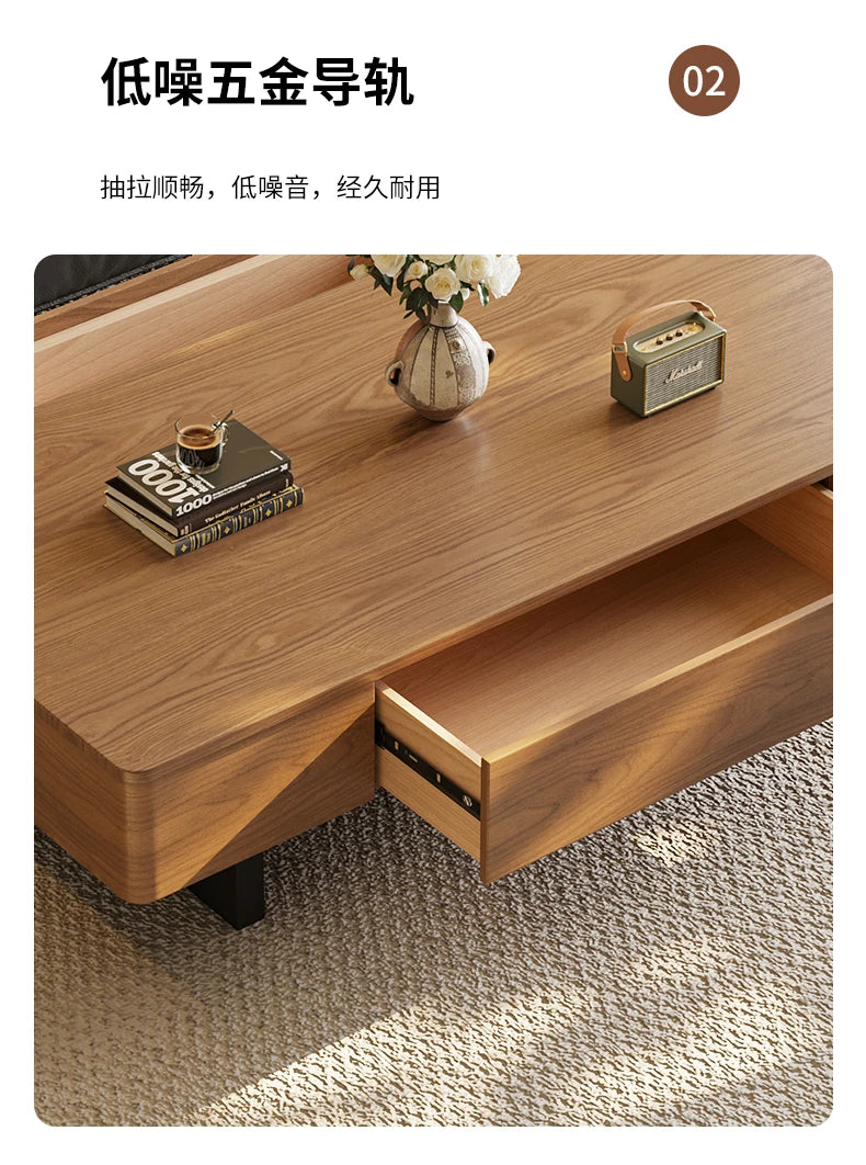 Modern Luxury Coffee Table Aesthetic Minimalist Trendy Coffee Tables Design Storage Mesa De Centro Sala Living Room Furniture