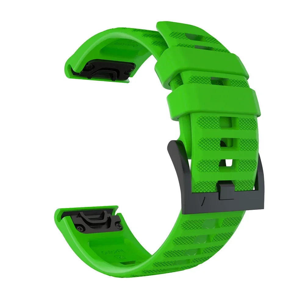 22mm 26mm Silicone Strap For Garmin Fenix 7X 7 Pro Solar/6X 6 Sapphire 5 5X Plus 3 3HR/Epix QuickFit WatchBand 1:1 Official band