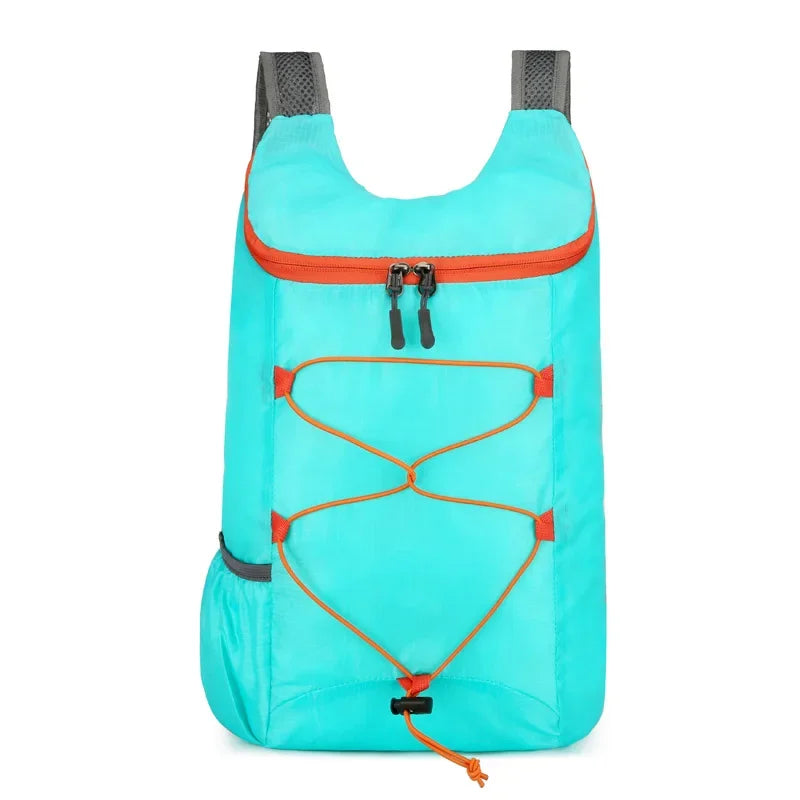 Multifunctional Outdoor for Camping Hiking Travel Folding Backpack High Density Lightweight Waterproof Nylon Fabric Sports Bag