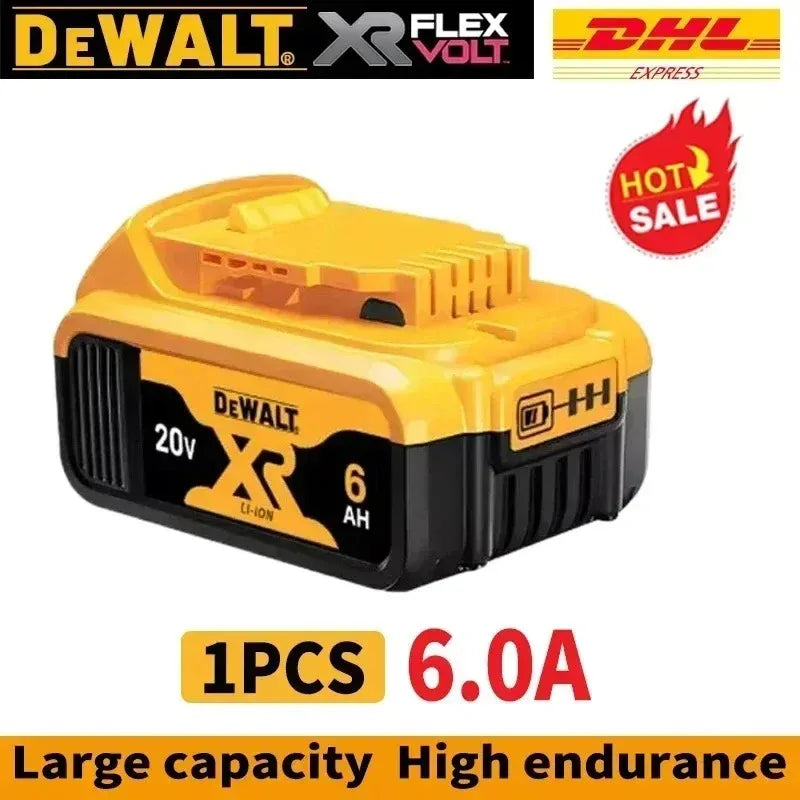 100% Original DeWALT Battery 20V/60V 6Ah 9Ah MAX FlexVolt for DCB606 DCB205 DCB206 DCB209 DCB182 Power Tool with Battery