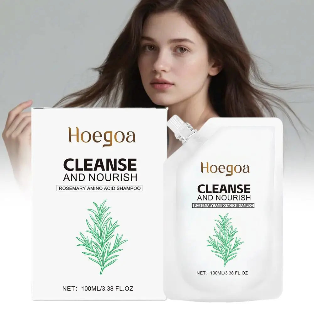 Nourishing Pepairing Rosemary Shampoo Damage Hair Deep Cleansing Scalp Oil Control Growth Strengthening Root Volumizing Shampoo