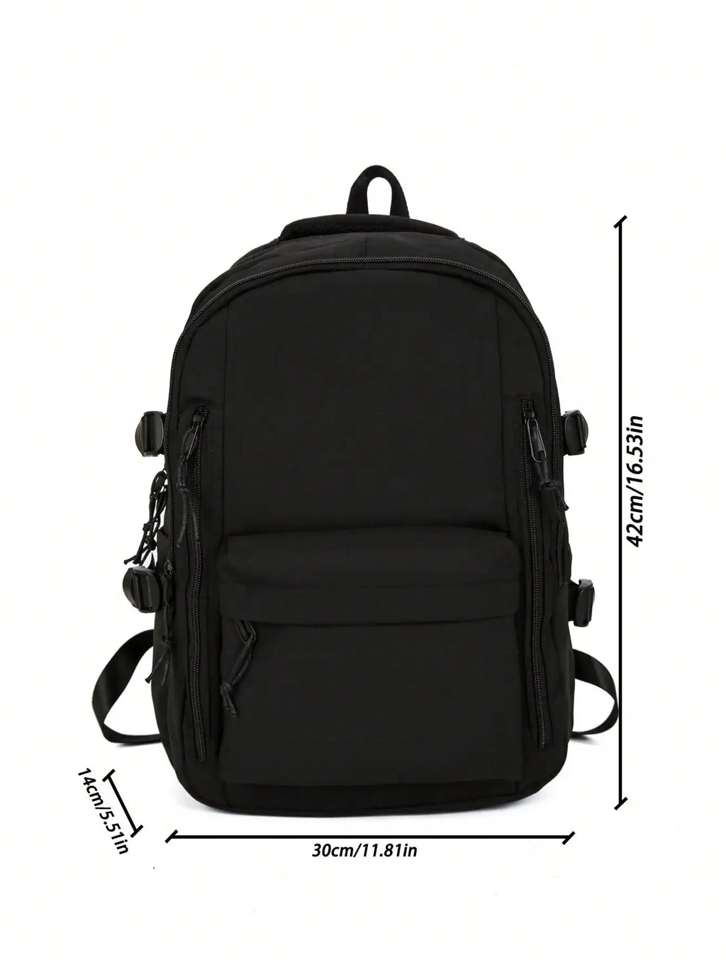 Fashionable and Casual Lightweight Nylon Backpack Large Capacity Multi Compartment Student Bag Travel Bag Suitable for Daily Use