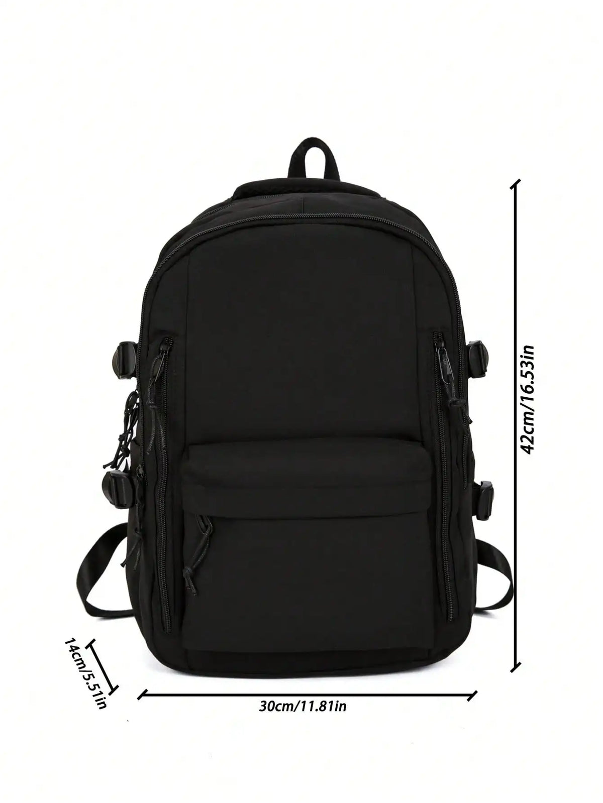 Fashionable and Casual Lightweight Nylon Backpack Large Capacity Multi Compartment Student Bag Travel Bag Suitable for Daily Use