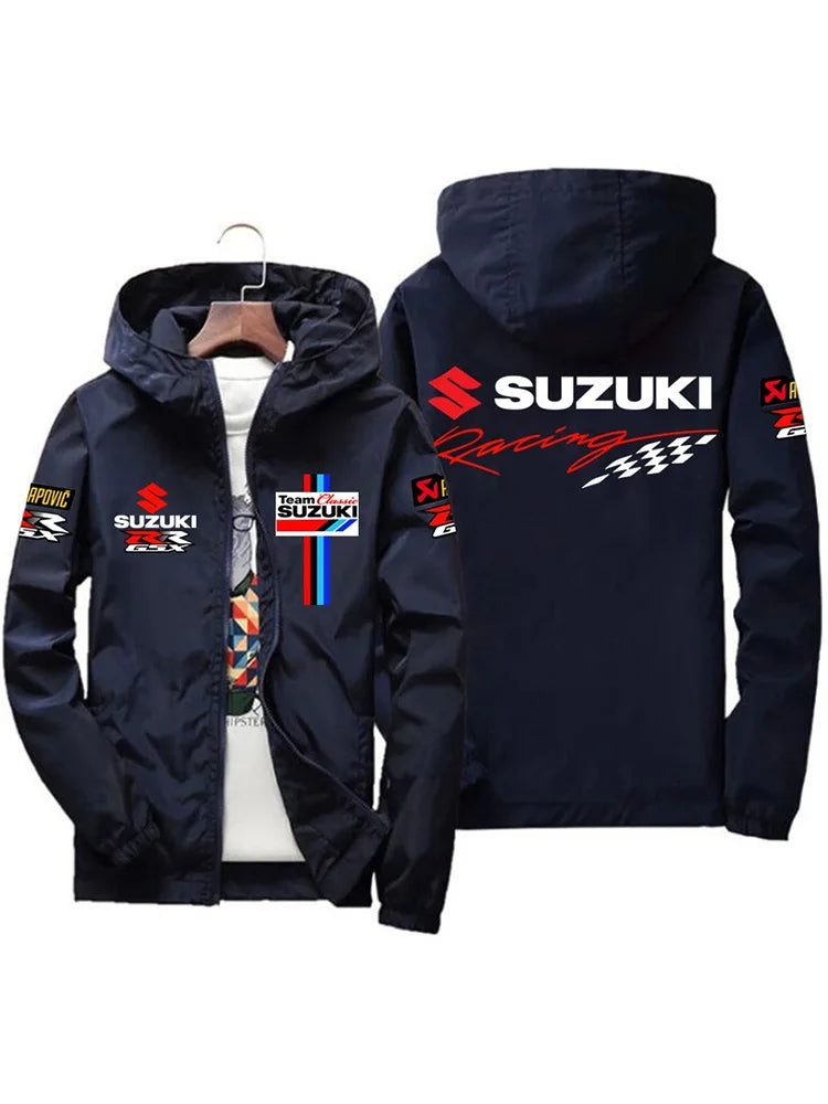 2026 Suzuki Motorcycle New Spring and Autumn Jacket Men's Windproof Jacket Casual Fashion Sports Outdoor Cycling Jacket