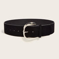 Maillard Styles Suede Leather Wide Belt Luxury Design Trendy Pin Buckle Waistband Versatile Casual Trouser Dress Belts Gifts