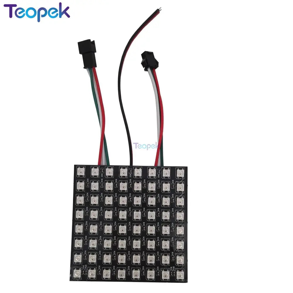 WS2815 Flexible LED Screen 8x8 8x32 16x16 Individually Addressable Digital  Panel Light 2815 SMD 5050 DIY Display DC12V