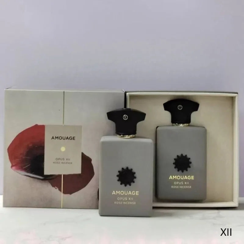 AMOUAGE Mens Warm Woody Scented Perfume 100ml Long Lasting Aromatic Fresh Bold Masculine Fragrance Purpose 50 Opus Royal Tobacco