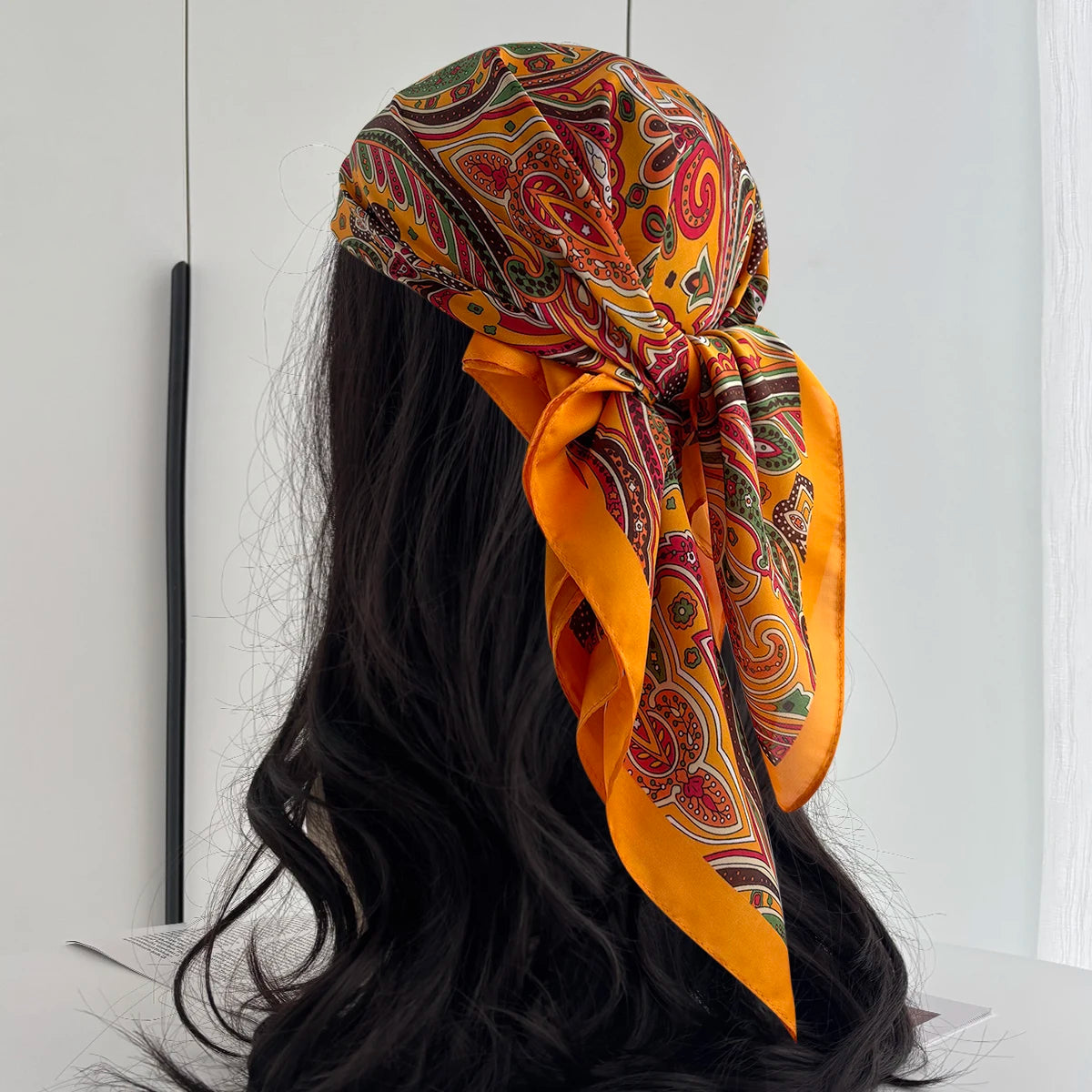 Satin-Like Head Scarf – Hair Wrap
