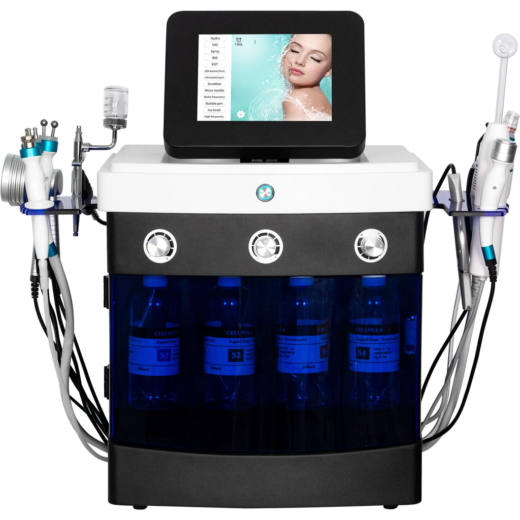 14 in 1 Hydro Beauty Skin Care Master Machine Deep Cleaning Blackhead Removal Skin Firming Brightening Shrink Pores Device