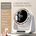 Desktop Circulating Fan With Remote Control Mini Table Fan 4000 mAh Large CapacityRechargeable Wall-mounted Fan With Night Light