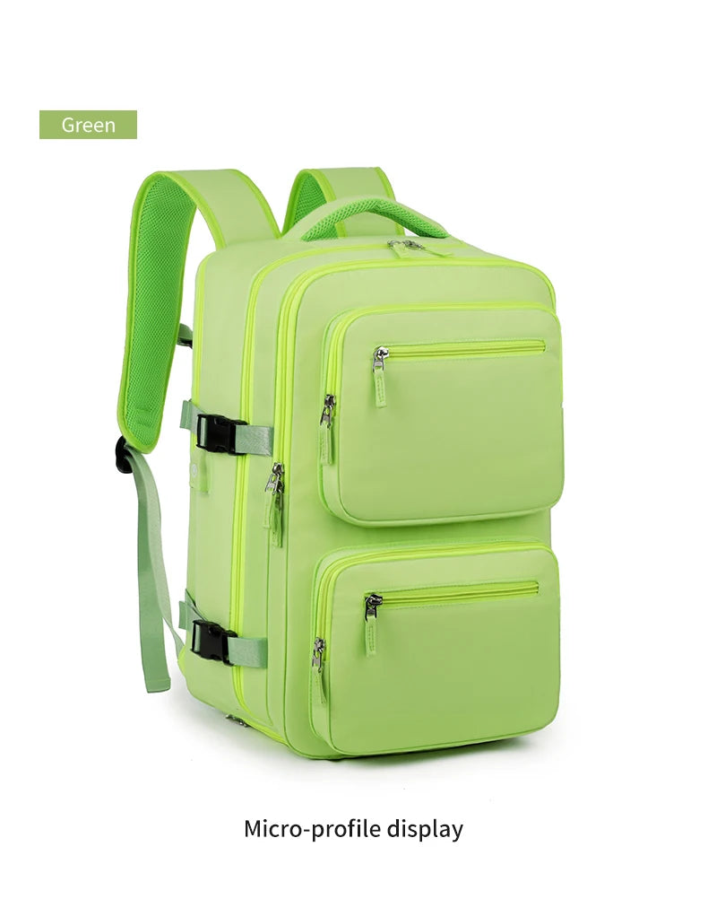 Large Travel Backpack for Women Men Cabin Bag Multifunctional Airplane Waterproof Backpack with USB Charging Anti-Theft Backpack