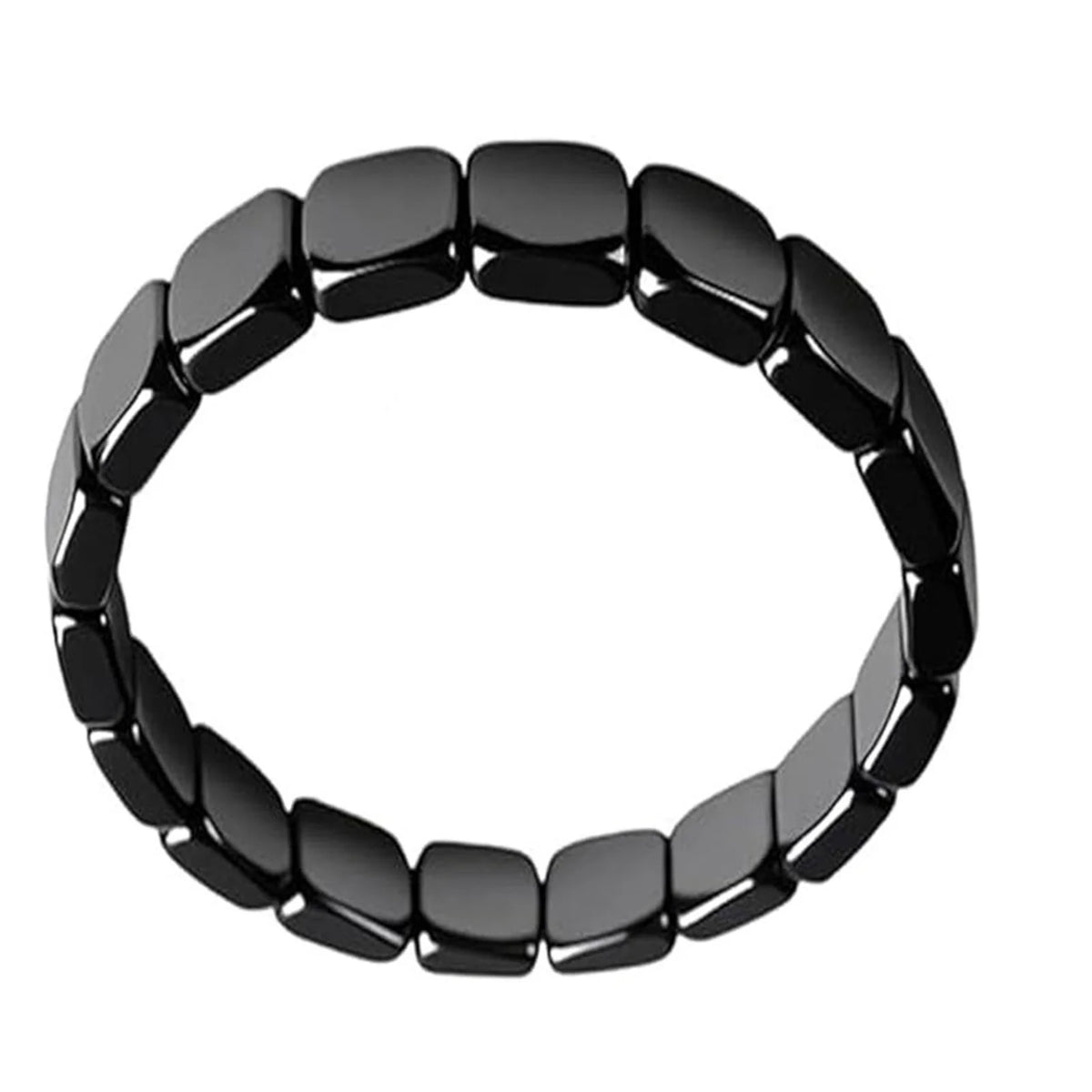 Hematite Bracelet Men, Reignites Masculine Energy, Natural Hematite Stone Beaded Stretch Bracelets Reclaim Your Edge Confidence