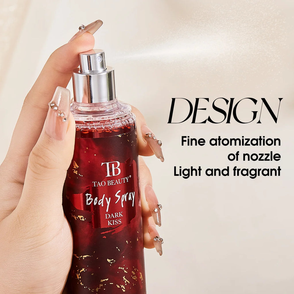 Plant Floral Car Perfume Spray, 150ml Long Lasting Body & Car Air Freshener, 4 Scents Vanilla Coconut/Rose/Lily/Dark Kiss, Auto