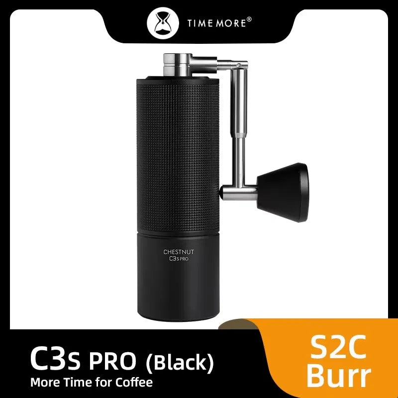TIMEMORE  Chestnut C3ESP PRO /C3S pro Manual Coffee Grinder Capacity 25g Hand Adjustable Steel Core Burr Send Cleaning Brush