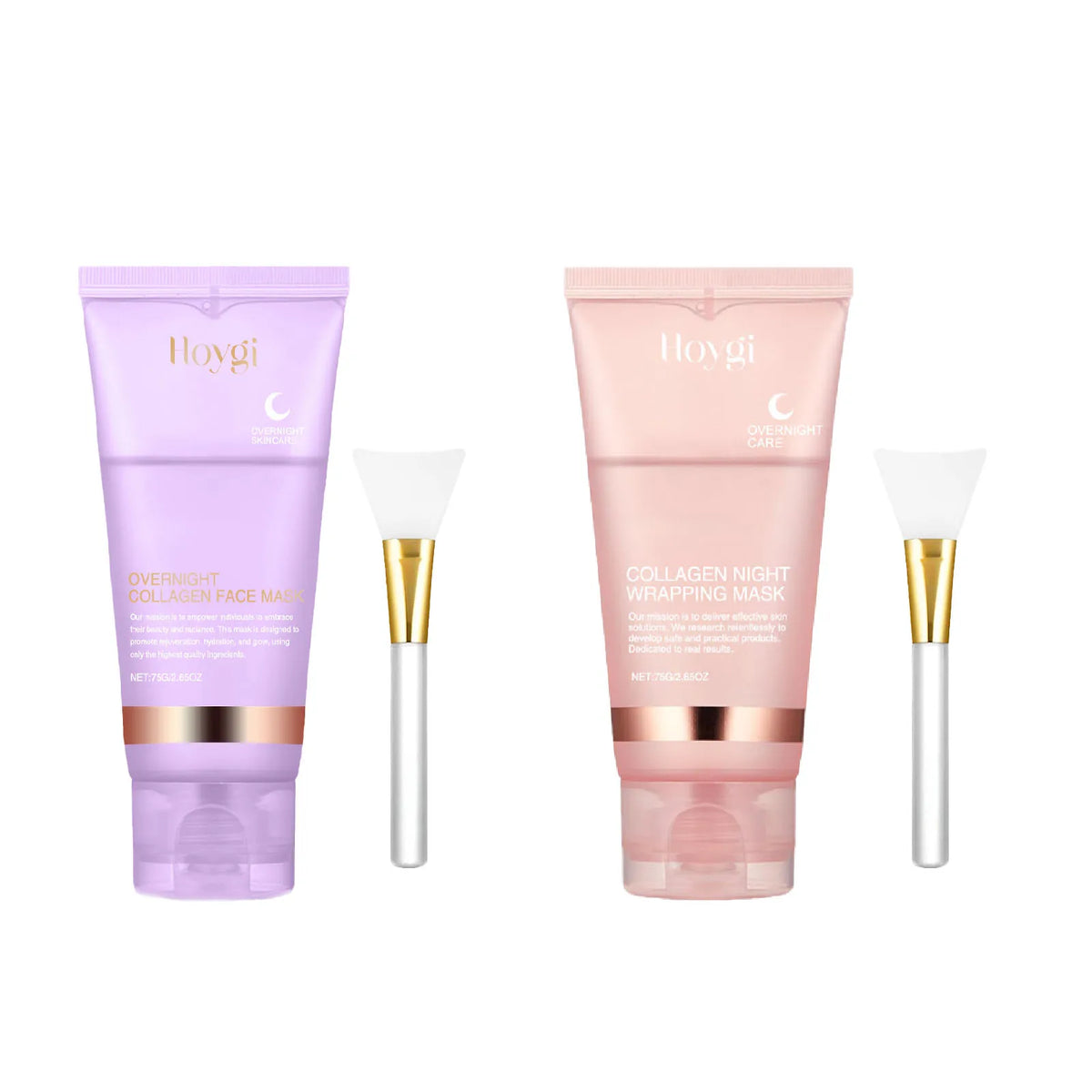 Collagen Overnight Wrapping Mask Fade Fine Lines Firming Deep Hydrating Replenishment Shrink Pores Brightening Korean Skin Care