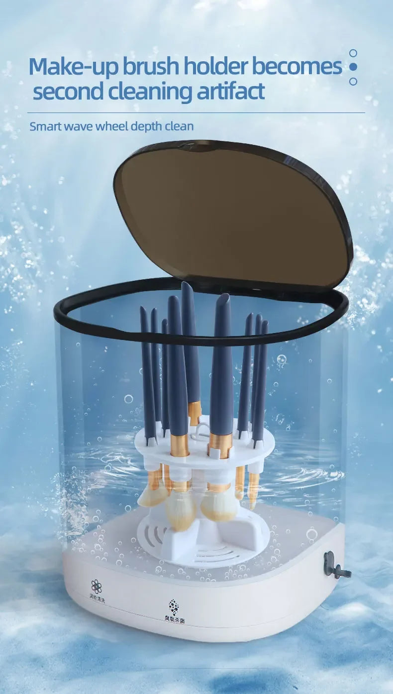Beauty Egg Makeup Brush and Washer Quick Wash Brush Electric Scrubbing Artifact Cleaning Machine Tools Makeup Brush New Models