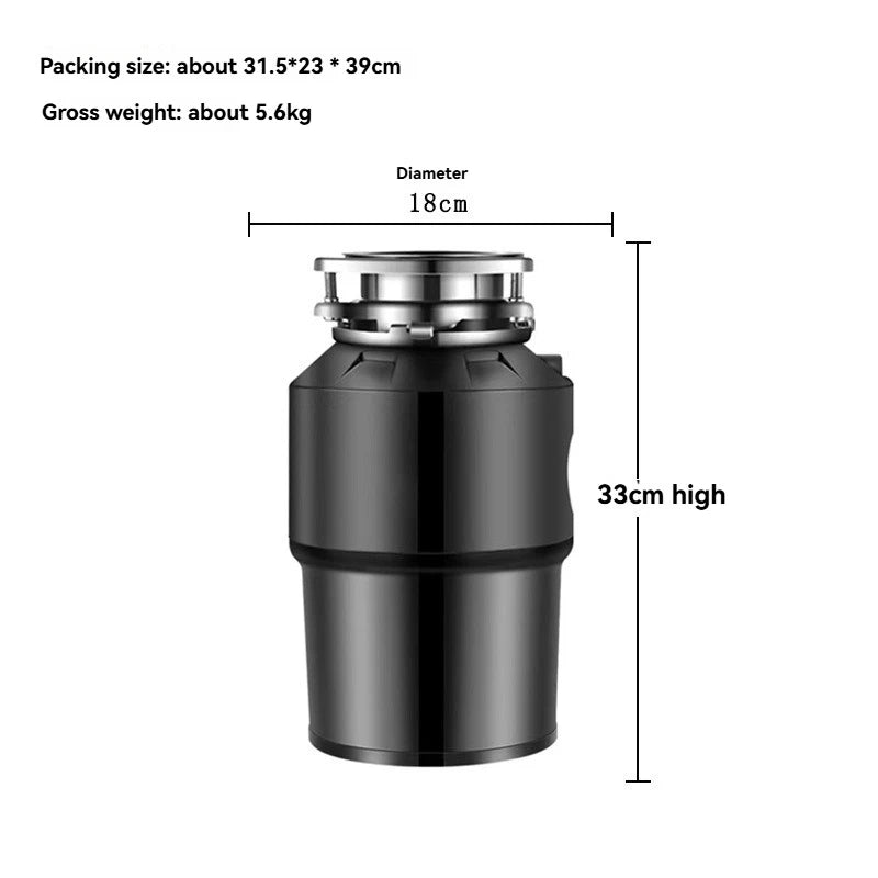 Kitchen Waste Disposer, Household Food Grinder, High-power Kitchen Waste Disposer